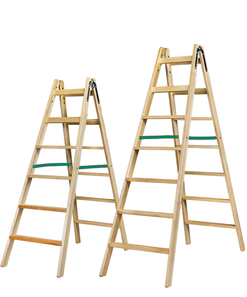 Wooden ladder type - woodland